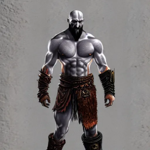 Image similar to concept art prometheus kratos the god of war