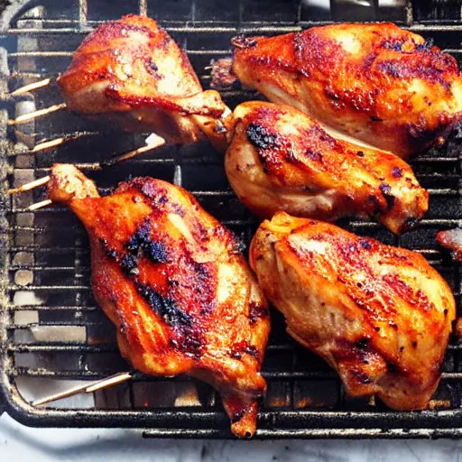 Image similar to barbecued chicken