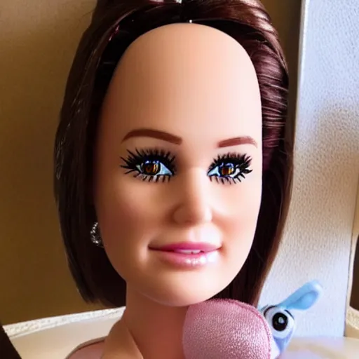 Image similar to michelle payne as a barbie doll