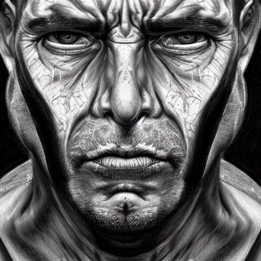 Image similar to Portrait of a man, face with pavement cracks. fantasy, realistic, intricate, highly detailed, digital painting, trending on artstation, sharp focus, illustration, style of Stanley Artgerm