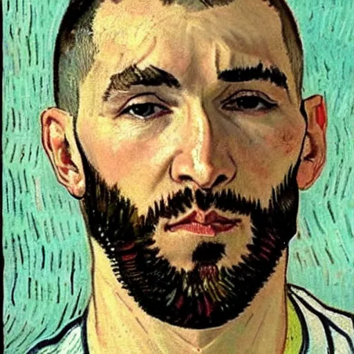 Image similar to benzema by van gogh