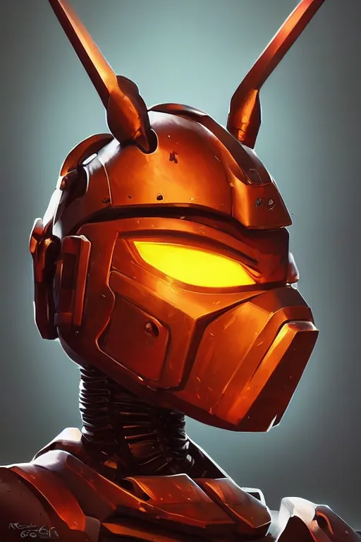 Image similar to epic mask helmet robot ninja portrait stylized as fornite style game design fanart by concept artist gervasio canda, behance hd by jesper ejsing, by rhads, makoto shinkai and lois van baarle, ilya kuvshinov, rossdraws global illumination radiating a glowing aura global illumination ray tracing hdr render in unreal engine 5