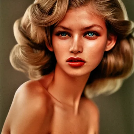 Image similar to very beautiful ukrainian model by terry o'neill