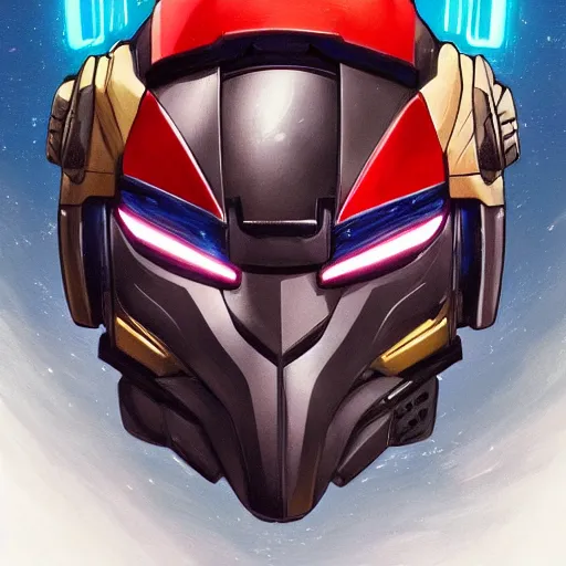 Image similar to a portrait of a stunning beautiful predator gundam pilot, with an intricate, detailed, urban inspired hiphop afro futuristic helmet, vector behance hd jesper ejsing, rhads, makoto shinkai, lois van baarle, ilya kuvshinov, rossdraws, hd, 3 2 k, ilya kuvshinov, gustav klimt