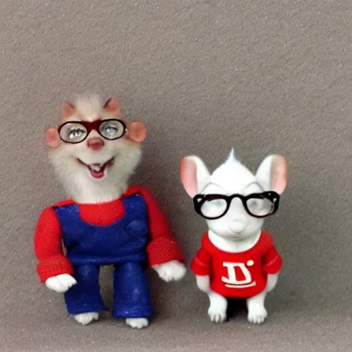 Image similar to stuart little action figure, high quality photo