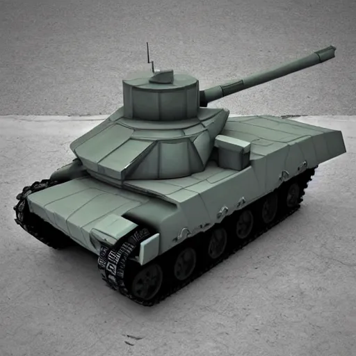 Image similar to futuristic battle tank