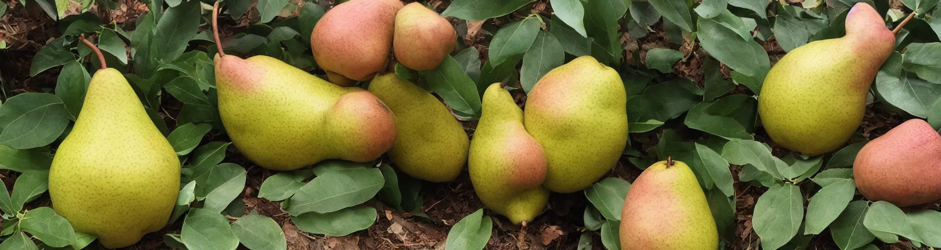 Prompt: a hybrid combination of a hog and a pear, cute, nature photo