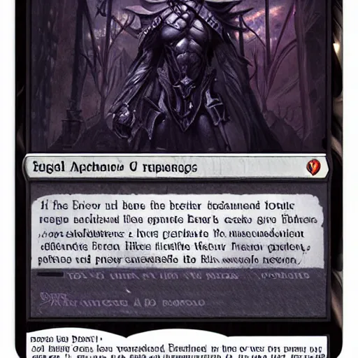 Image similar to the best mtg card art you could imagine, dark fantasy, 4 k, detailed