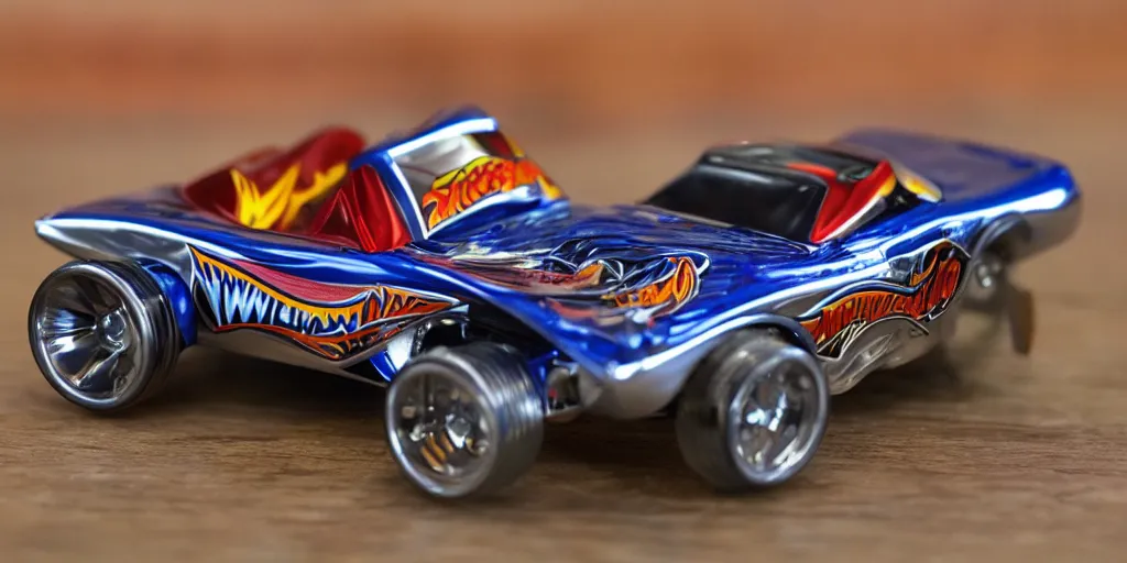 Prompt: hot wheels twin mill,