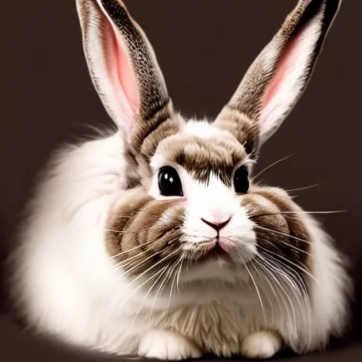 Image similar to a bunny - cat - hybrid, animal photography