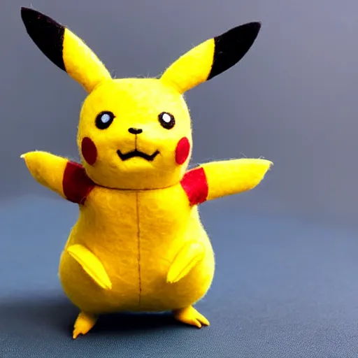 Image similar to a felt Pikachu