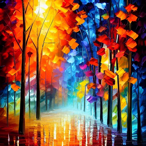 Image similar to Fractal Artwork by Missy Gainer, deviantart, style of Leonid Afremov