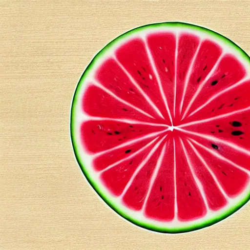 Prompt: Planet Watermelon