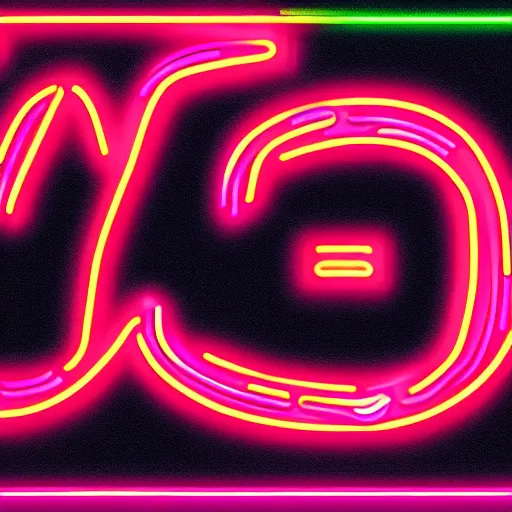 Image similar to lyoki in neon text