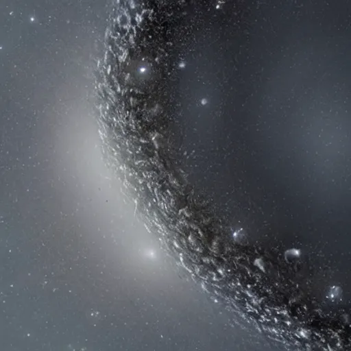 Image similar to the largest black hole in the universe, Greg Rutkowski, big accretion disk