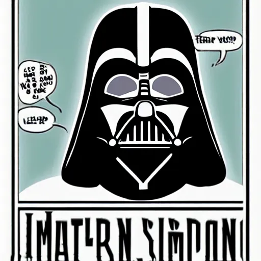 Image similar to darth vader simpson