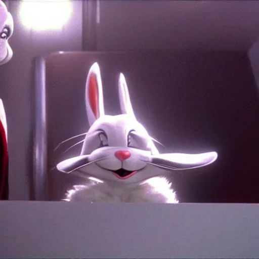 Prompt: bugs bunny screenshot from marvel movie