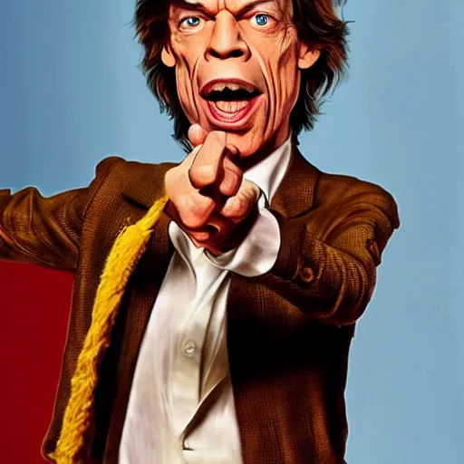 Prompt: mick jagger as woody