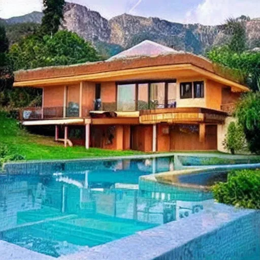 Image similar to a verry cool house