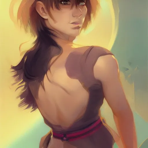 Prompt: Portrait of young Boxxy with buzzed haircut, slight nerdy smile, elegant, digital painting, artstation, concept art, smooth, sharp focus, illustration, art by artgerm and greg rutkowski and alphonse mucha