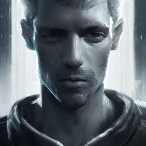 Image similar to Portrait of Sam Gray, by Cedric Peyravernay, highly detailed, excellent composition, cinematic concept art, dramatic lighting, trending on ArtStation