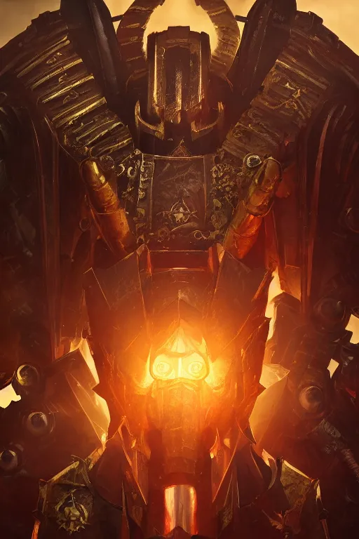 Image similar to queen portrait heros warhammer 4 0 k horus heresy fanart - the primarchs emperor by johannes helgeson animated with vfx concept artist & illustrator global illumination ray tracing hdr fanart arstation zbrush central hardmesh 8 k octane renderer comics stylized