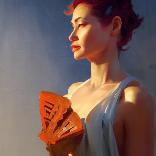 Image similar to athena, organic painting, matte painting, bold shapes, hard edges, aesthetic octane render, unreal engine, trending on artstation, by greg manchess, huang guangjian, gil elvgren, sachin teng, greg rutkowski, magali villeneuve, artgerm, jeremy lipkin, michael garmash and, rey