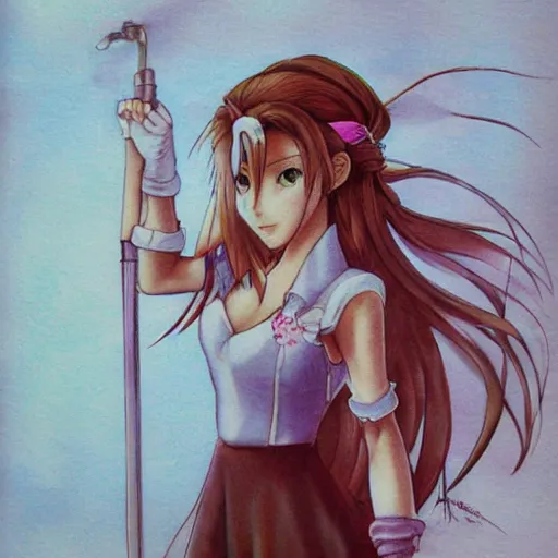 Image similar to aerith gainsborough by zeronis