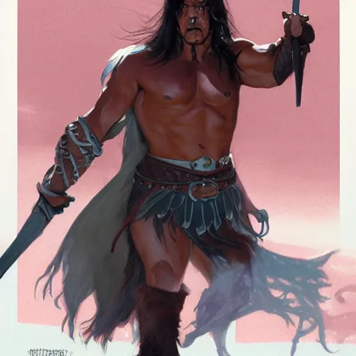 Image similar to Conan the Barbarian by Phil Noto