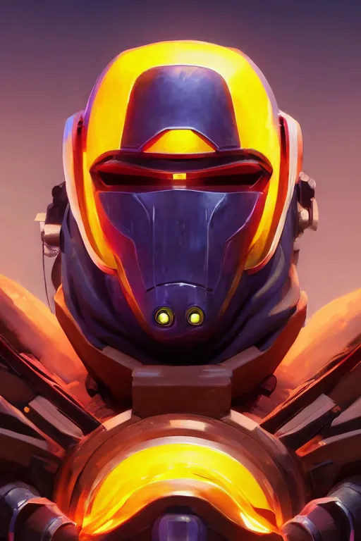 Image similar to epic mask helmet robot ninja portrait stylized as fornite style game design fanart by concept artist gervasio canda, behance hd by jesper ejsing, by rhads, makoto shinkai and lois van baarle, ilya kuvshinov, rossdraws global illumination radiating a glowing aura global illumination ray tracing hdr render in unreal engine 5