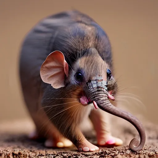 Image similar to a elephant - mouse - hybrid, animal photography