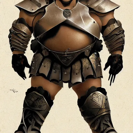 Image similar to tattoo design, a professional painting of a beautiful young obese steven seagal, partially clothed in battle armor, olive skin, long dark hair, beautiful bone structure, symmetrical facial features, intricate, elegant, digital painting, concept art, smooth, sharp focus, illustration, from Metal Gear, by Ruan Jia and Mandy Jurgens and Greg Rutkowski and Artgerm and William-Adolphe Bouguerea and artgerm, cat girl, anime