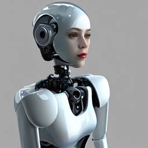 Prompt: Female robot
