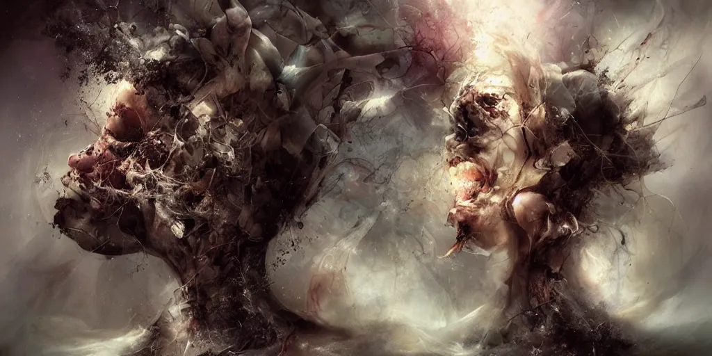 Image similar to The end of the universe, by ryohei hase