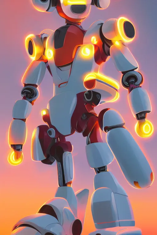 Image similar to metabots medabots medarotto medarot robot minimalist comics helmet mask neon cybereye, behance hd by jesper ejsing, by rhads, makoto shinkai and lois van baarle, ilya kuvshinov, rossdraws global illumination ray tracing hdr radiating a glowing aura