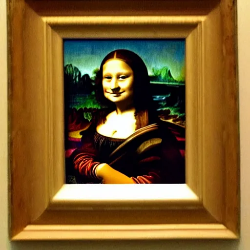 Image similar to Miss Piggy as the Mona Lisa painting by Leonardo da Vinci, ultra detailed, 8k ultrarealistic