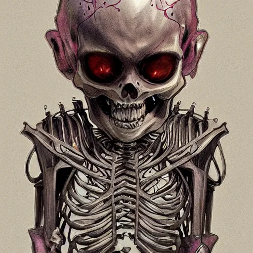 Prompt: a sinister chibi skeleton, dancing in a hip hop crew, historical, intricate, highly detailed, dynamic lighting, digital art, digital painting, artstation, wlop, sharp focus, illustration, art by artgerm and greg rutkowski and alphonse mucha