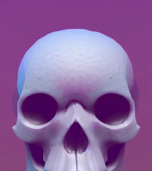 Image similar to ice skull by beeple, octane render, trending on artstation
