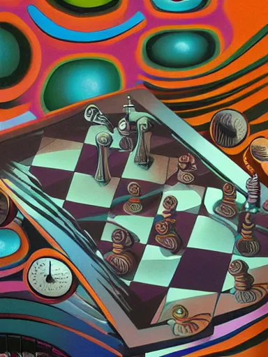 Psychedelic Chess Board Manipulation HD Trippy Wallpapers