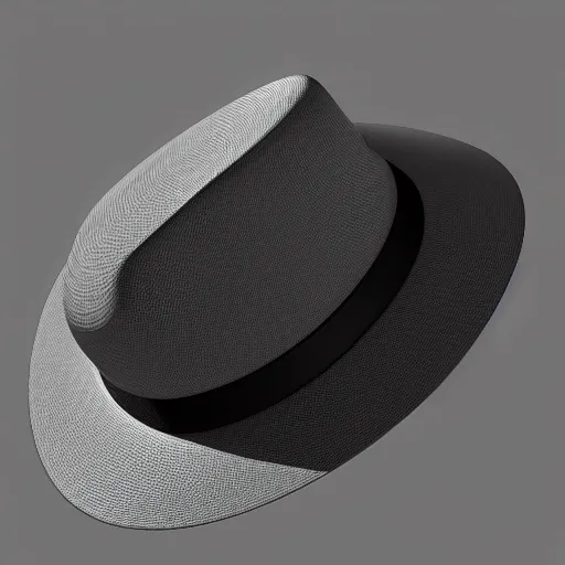 Image similar to 3 d object of hat rendered in isometric in 3 d game, isometric art, centralised, mohamed chahin, blender cycles render ultra detail, no background