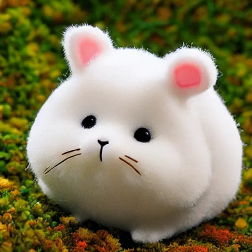Image similar to a calico critters that looks like totoro