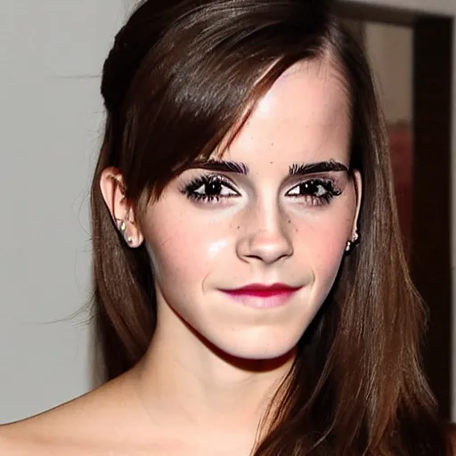 Image similar to emma watson mixed with kim kardashian