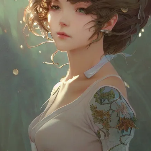 Prompt: ultra realistic illustration, very cute anime girl, pouting, intricate, elegant, highly detailed, digital painting, artstation, concept art, smooth, sharp focus, illustration, art by artgerm and greg rutkowski and alphonse mucha