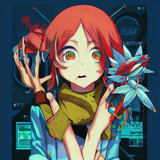 Prompt: Album Art for Char Zulu, \'Anime and Drugs\', psx, 3d shapes, Video Games, marijuana, smoke, by Range Murata, by Sachin Teng, Trending on artstation