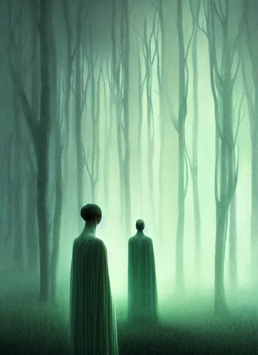 Image similar to A translucency, luminescence women. by Artgem and Zdzislaw Beksinski, by Kaspar David Friedrich, cgsociety and beeple highly detailed, sharp focus, cinematic lighting, illustration, art, octane render, Unreal Engine Lumen, very coherent. cinematic, hyper realism, high detail, octane render, 8k