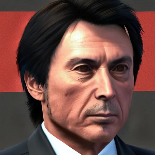 Prompt: Giuseppe Conte in Yakuza videogame, digital art 8k artwork, fine dressed