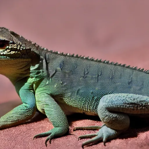 Prompt: photo of a lizard puppy