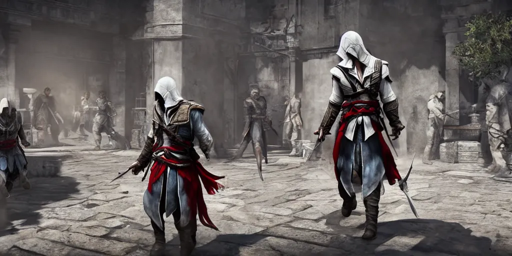 assassins creed gameplay, Stable Diffusion