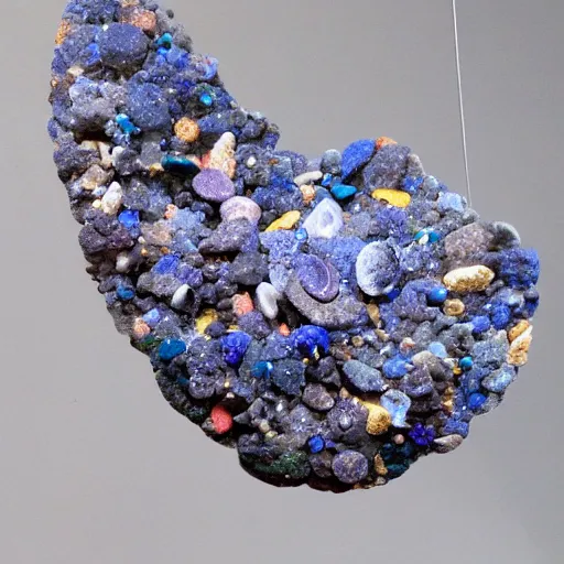 Prompt: Liminal space in outer space, made with geodes!!!!!
