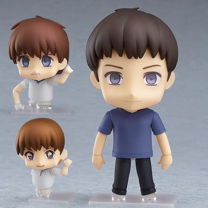 Image similar to Mark Zuckerberg, An anime nendoroid of Mark Zuckerberg, figurine, detailed product photo